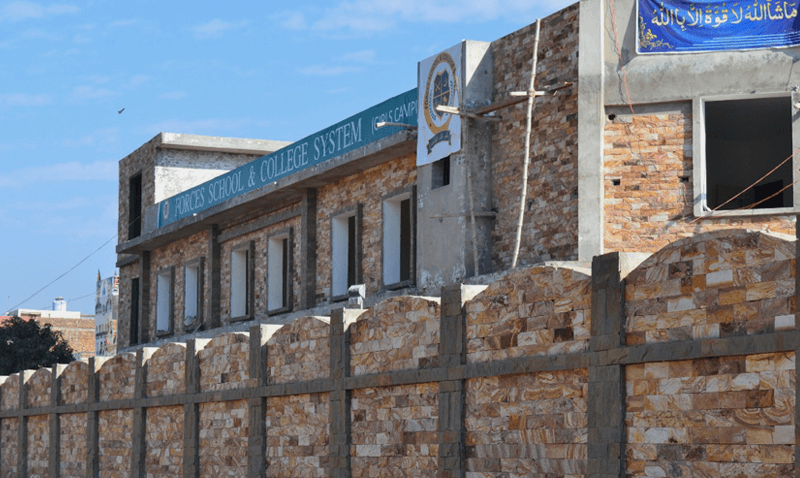 Forces School jauharabad Campus under renovation