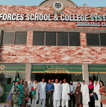 Training teachers at FSCS Jauharabad Campus