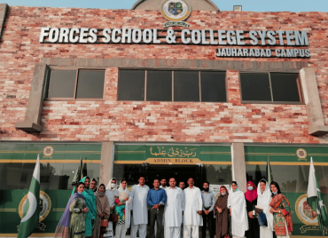 Training teachers at FSCS Jauharabad Campus